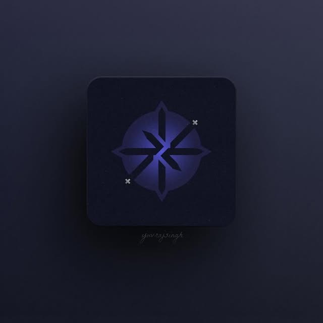 28.folds visual — compass 3D icon